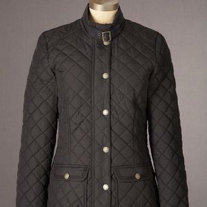 Black quilted jacket, New, US 2